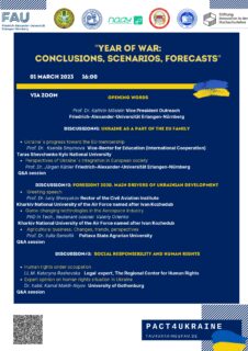 Zum Artikel "Open discussion «Year of full-scale war: conclusions, scenarios, forecasts»"