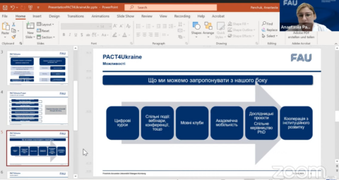 Towards entry "Participation of PACT4Ukraine in the EU Career Day at the Kherson State University"