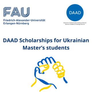 Towards entry "DAAD Scholarships for Ukrainian Master’s students at the FAU: Call for Applications"