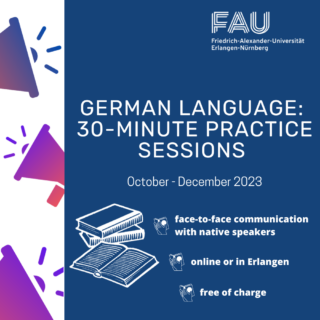 Towards entry "30-minute German sessions: an opportunity to practise your language skills at FAU"